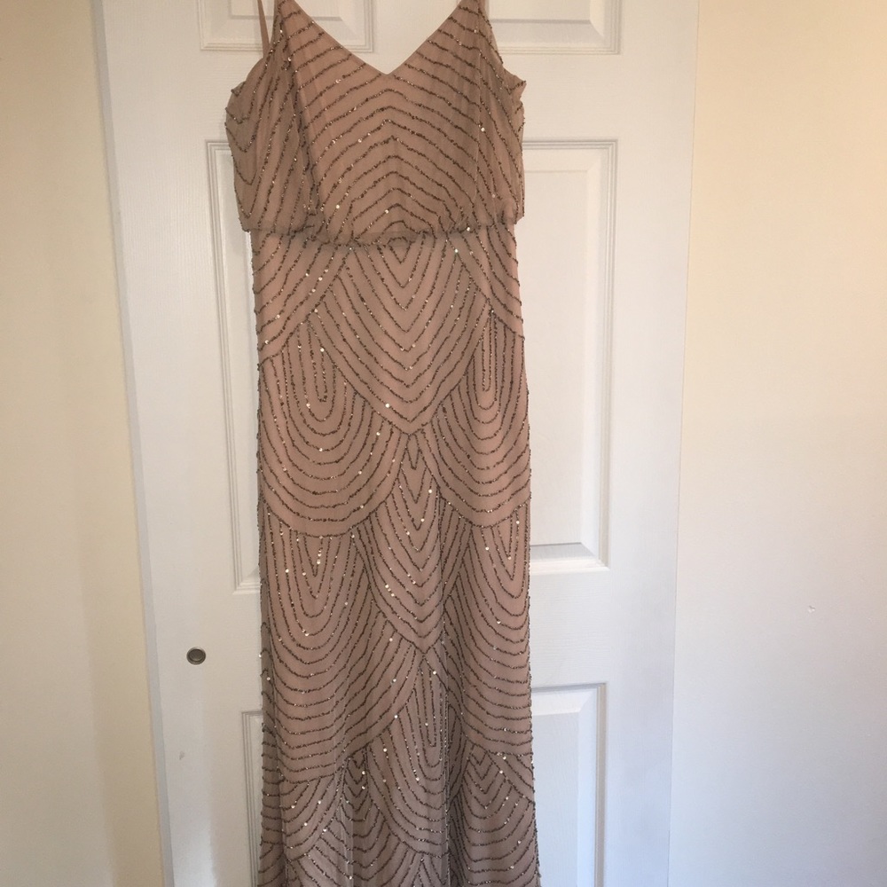 Adrianna Papell Art Deco gown